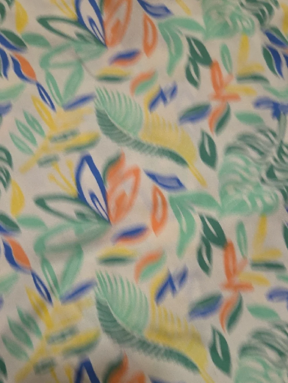 First Impressions Kids Leaf Print Short Pajama Set - Green, Blue, Orange, Yellow